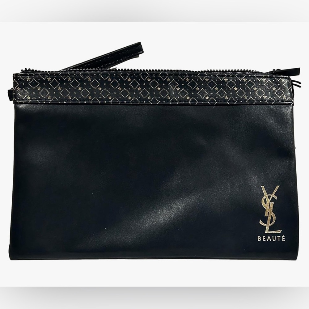 YSL beaute cosmetic pouch wristlet. NWT